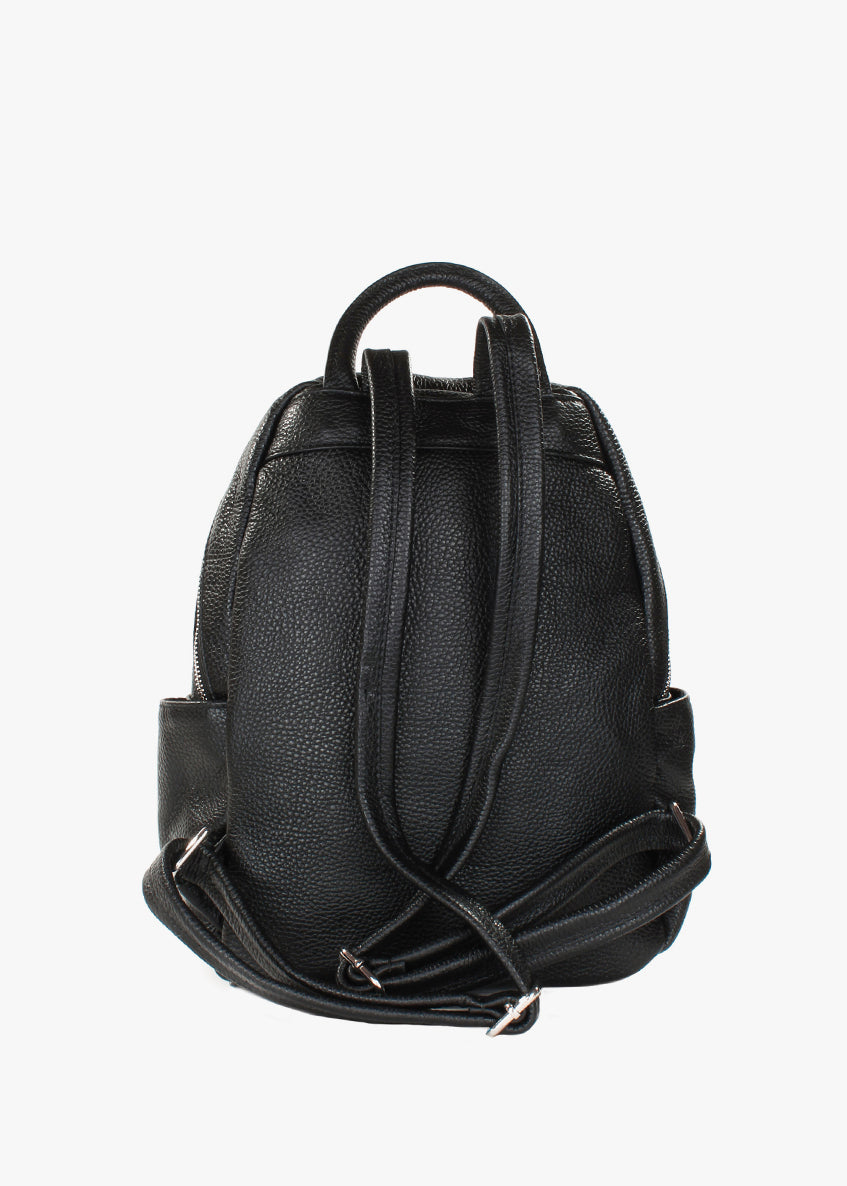 Mochila de piel italiana Negro 1619-05-32