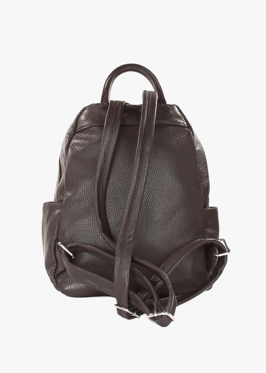 Mochila de piel italiana Marrón 1619-06-32