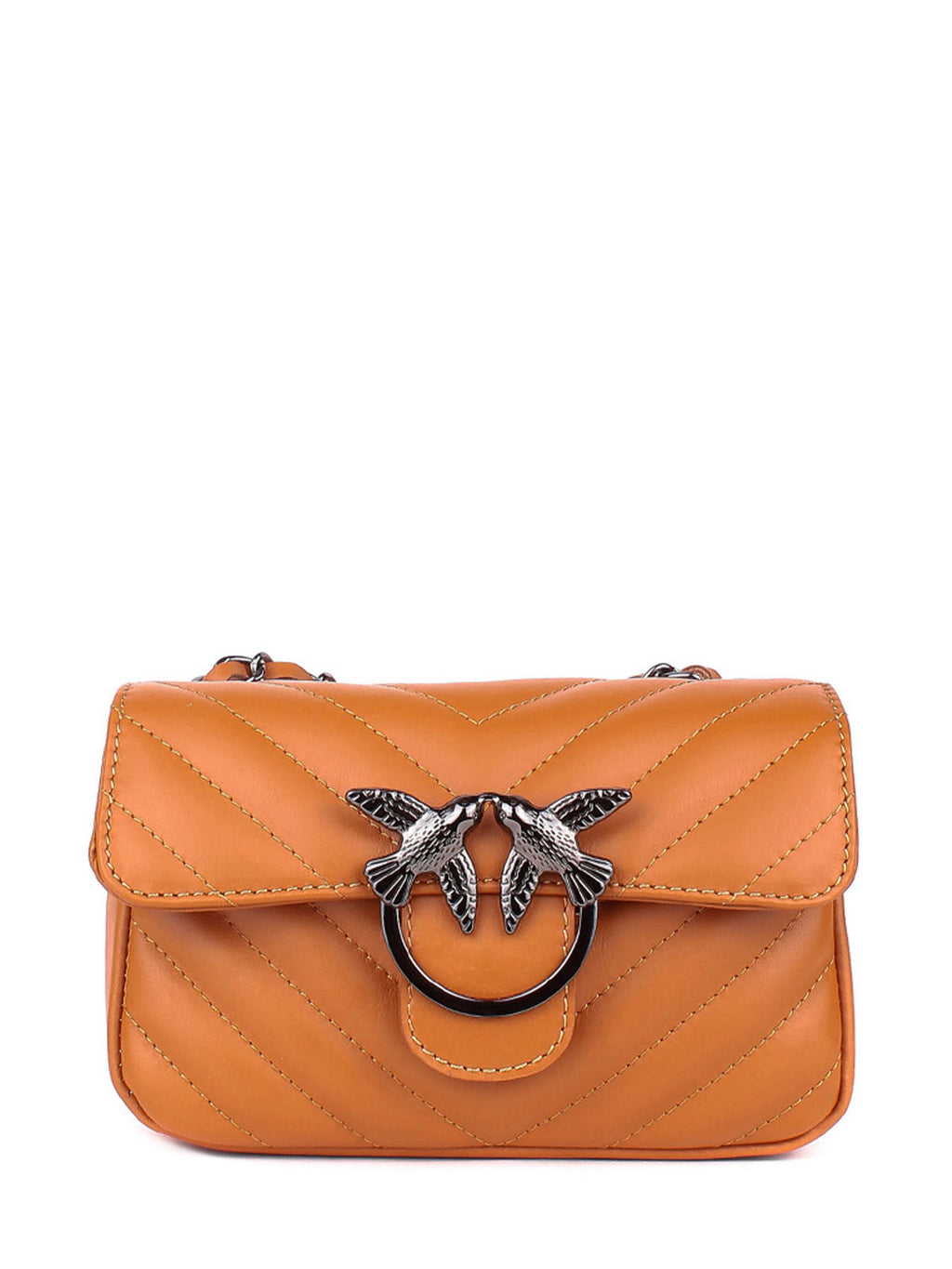 Bandolera de piel italiana Rojo 1295-45-37