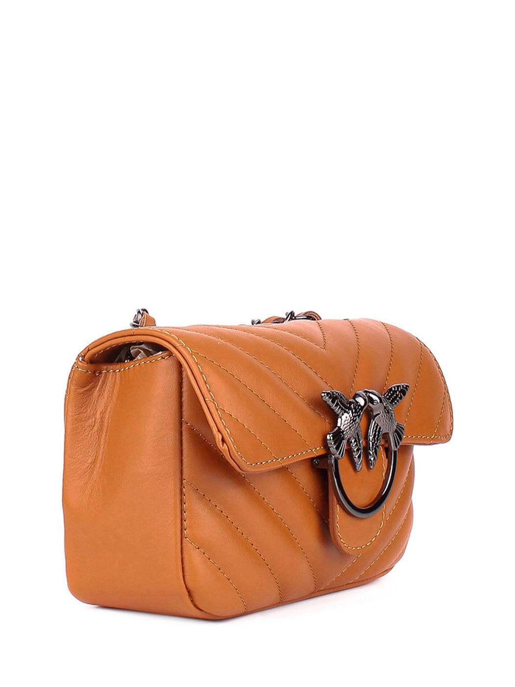 Bandolera de piel italiana Rojo 1295-45-37