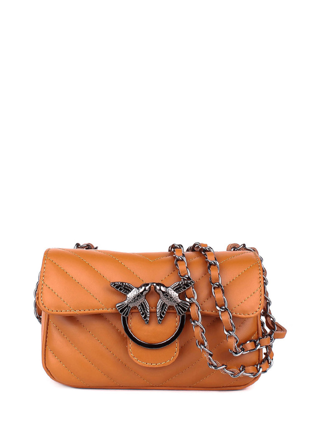 Bandolera de piel italiana Rojo 1295-45-37