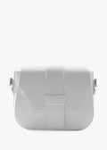 Bandolera de piel italiana Blanco 3080-16-32