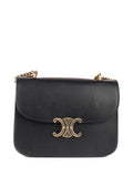 Bandolera de piel italiana Negro 4423-05-33