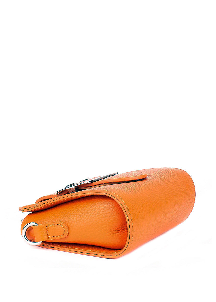 Bandolera de piel italiana Amarillo 2170-19-32