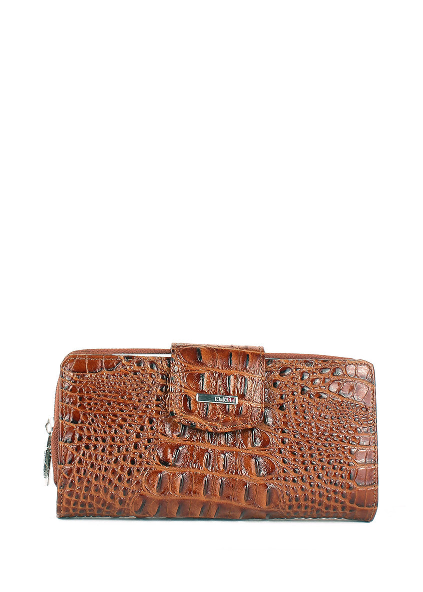 Cartera de piel italiana Rojo 1119-650