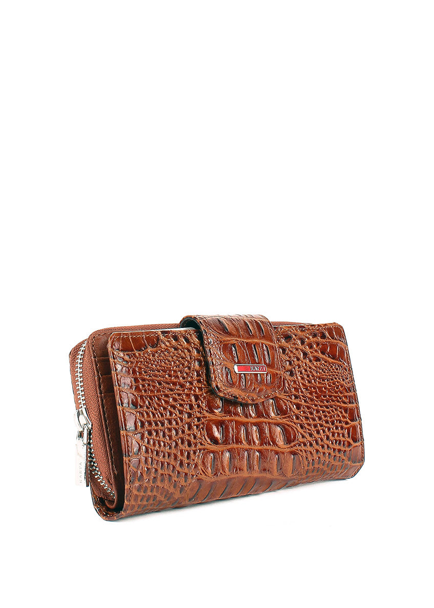 Cartera de piel italiana Rojo 1119-650