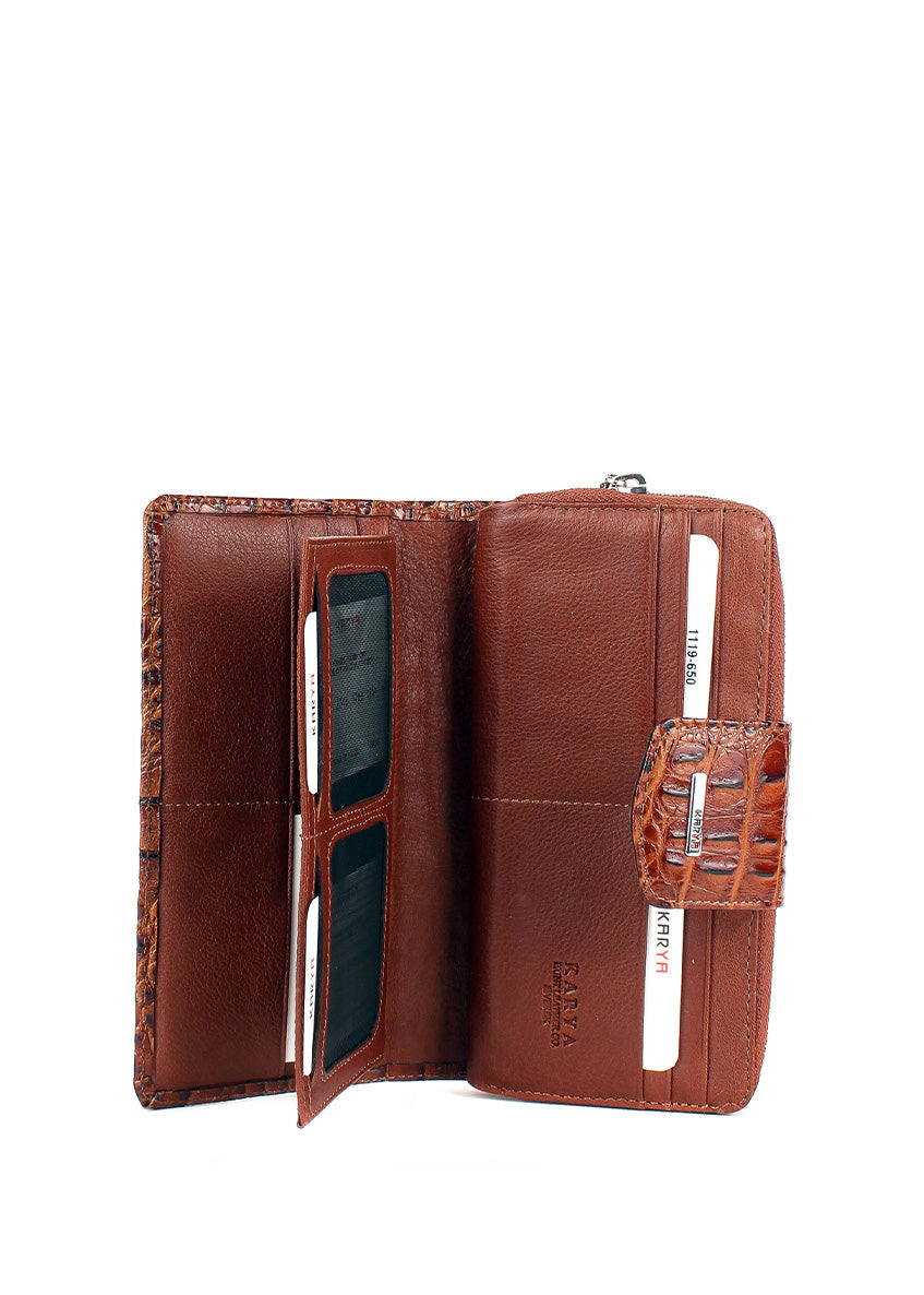 Cartera de piel italiana Rojo 1119-650