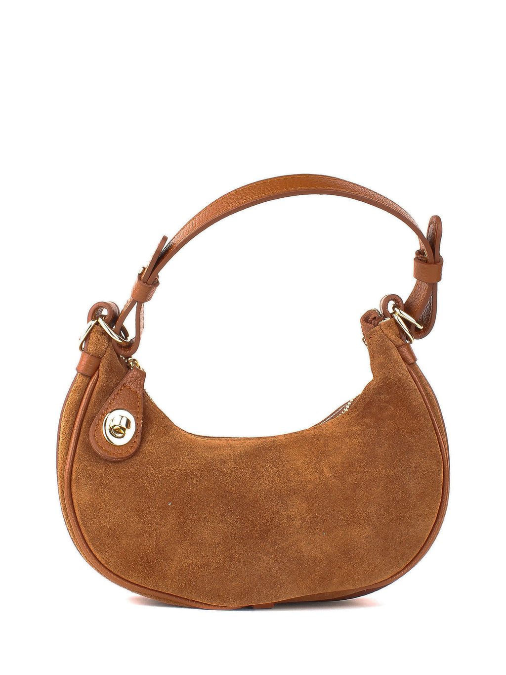 Bolso de hombro de piel italiana Rojo 4141-45-47