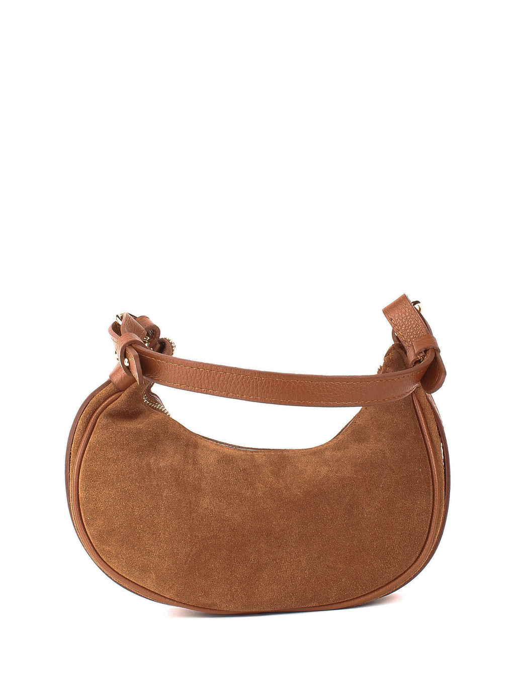 Bolso de hombro de piel italiana Rojo 4141-45-47