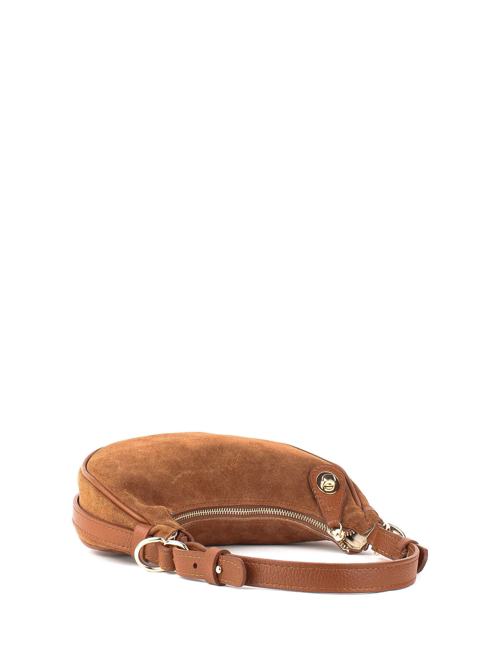 Bolso de hombro de piel italiana Rojo 4141-45-47