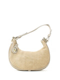 Bolso de hombro de piel italiana Beige 4141-11-47