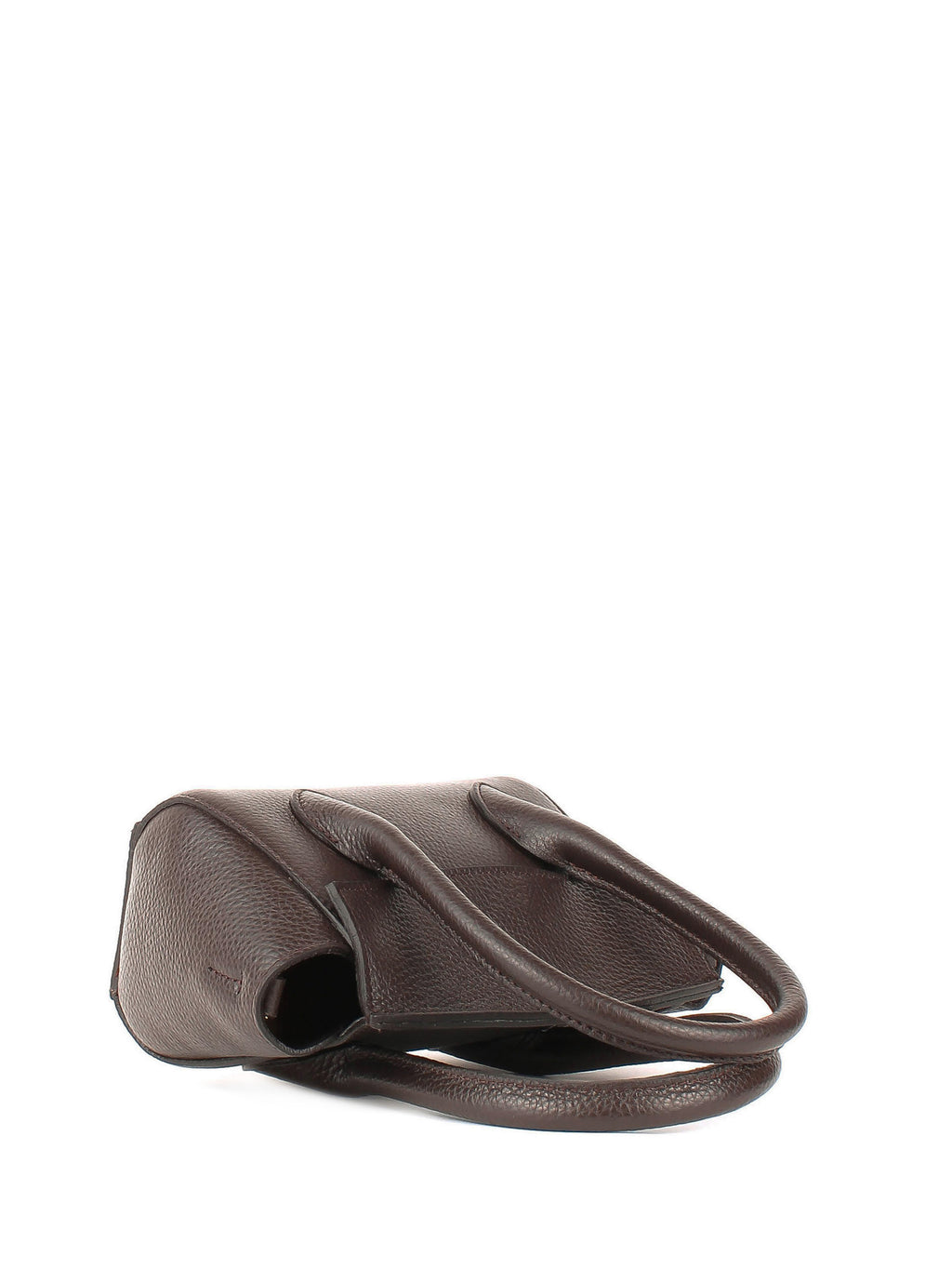 Bolso de mano de piel italiana Marrón 3458-06-32