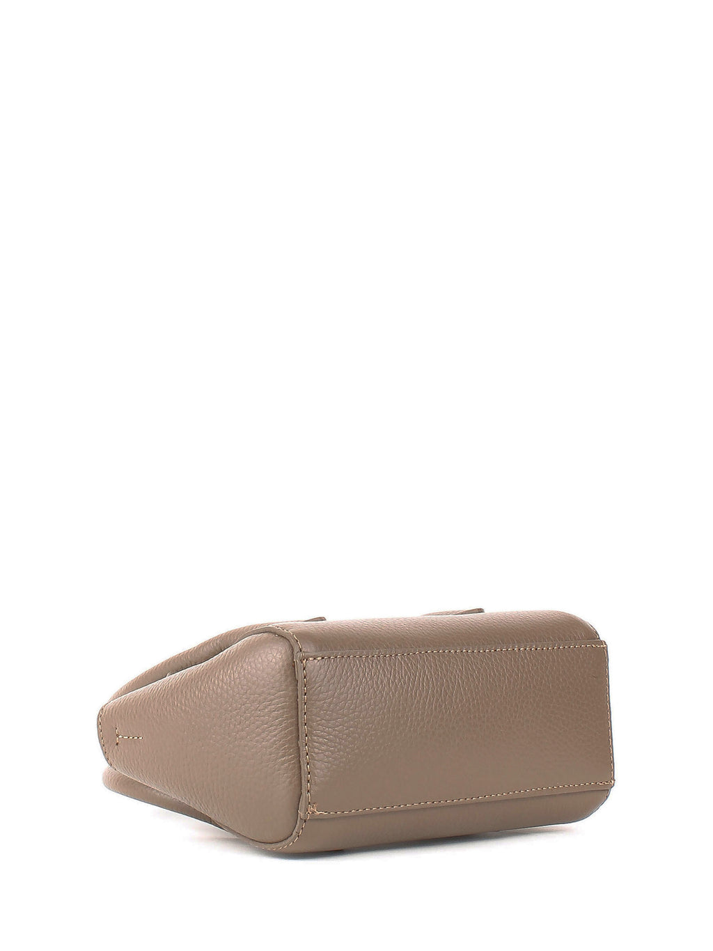 Bolso de mano de piel italiana Gris, Marrón 3458-104-32