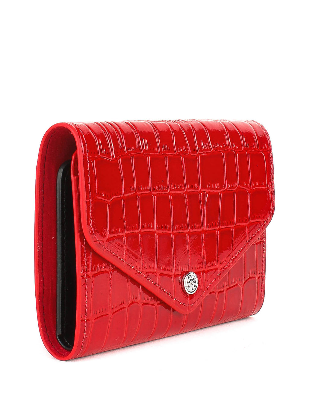 Cartera de piel italiana Rojo 1178-08