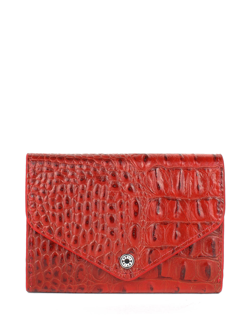 Cartera de piel italiana Rojo 1178-527