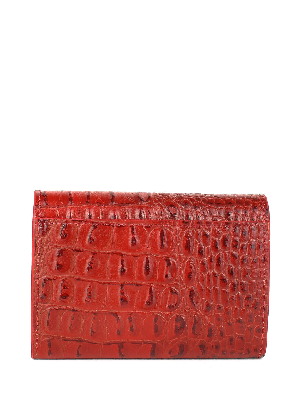 Cartera de piel italiana Rojo 1178-527