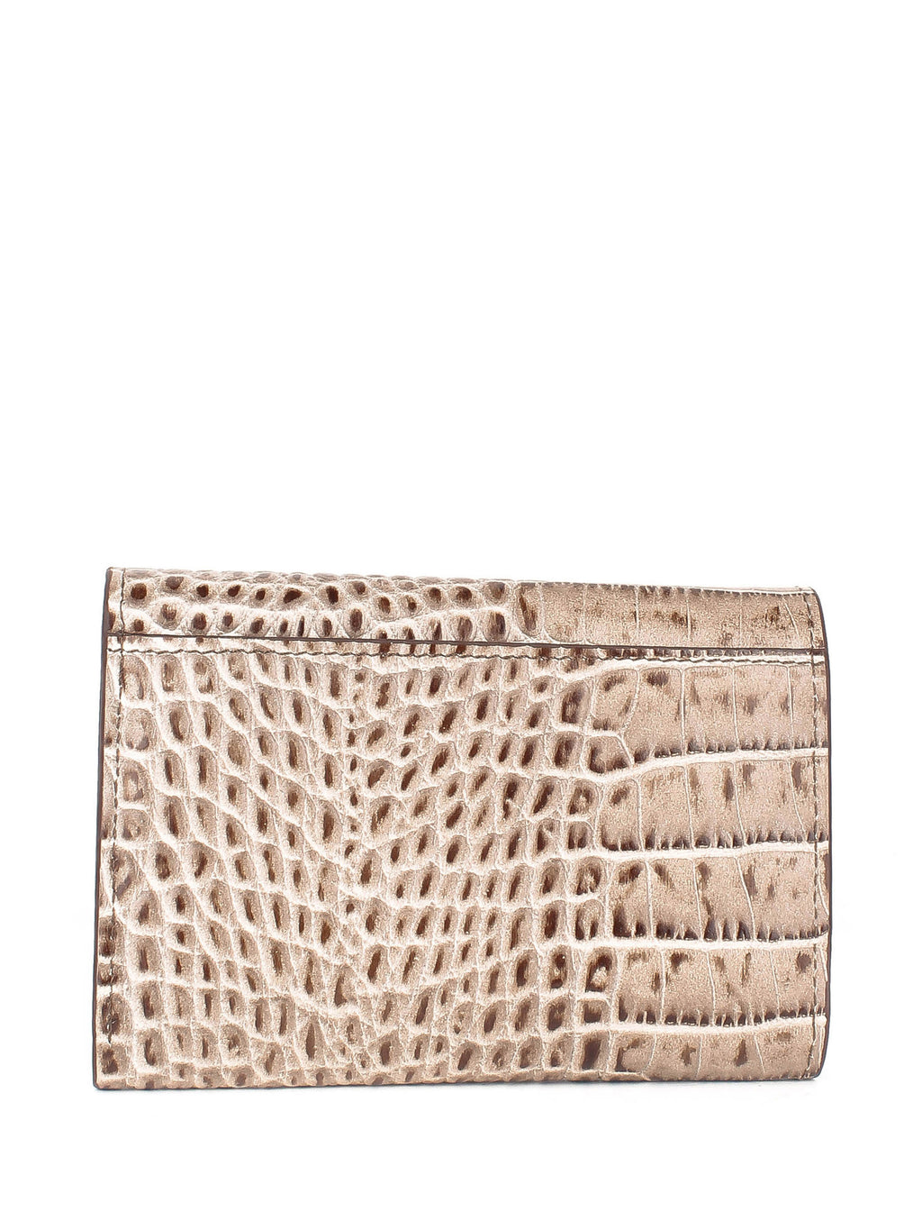 Cartera de piel italiana Beige 1178-526