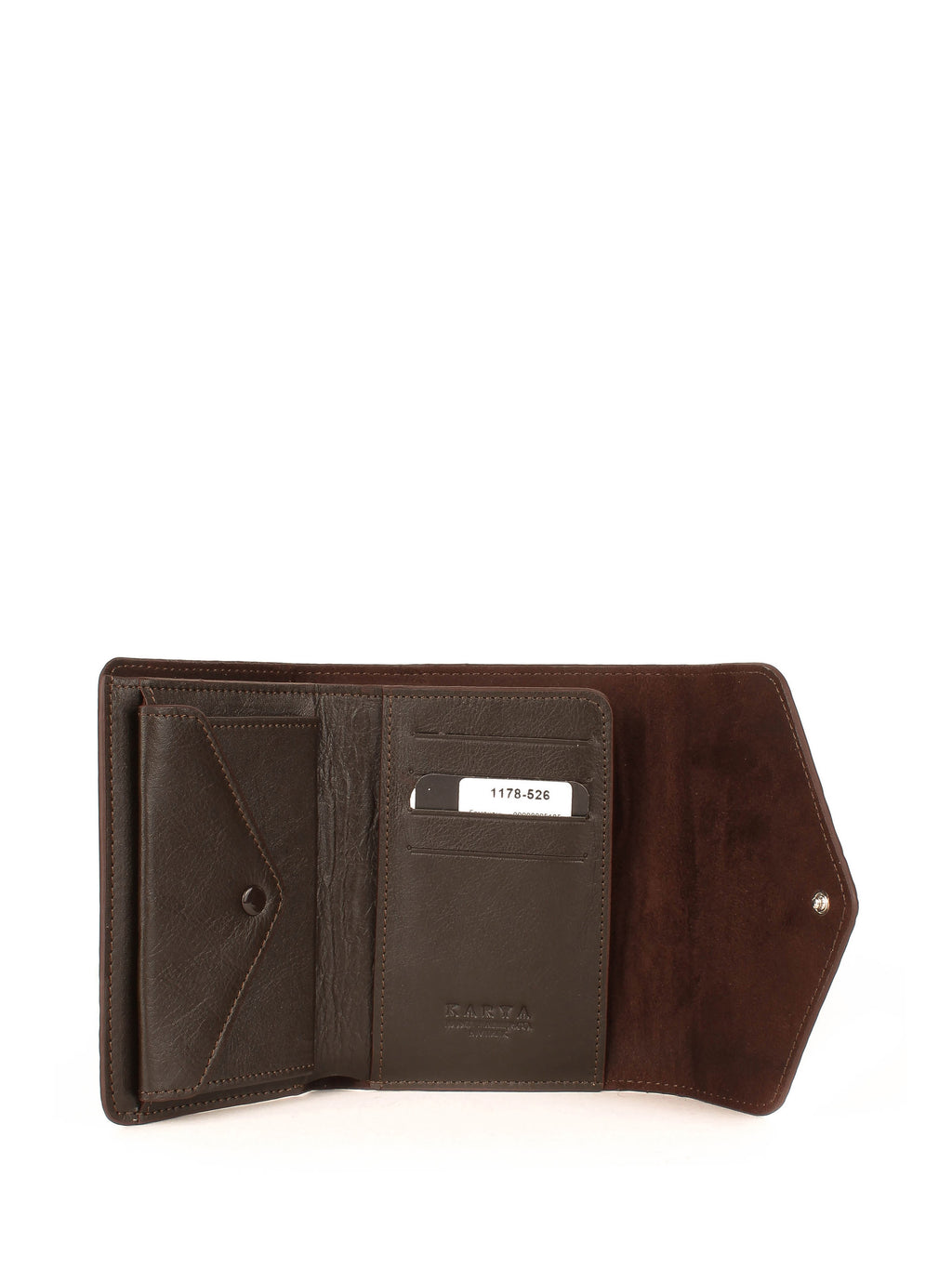 Cartera de piel italiana Beige 1178-526