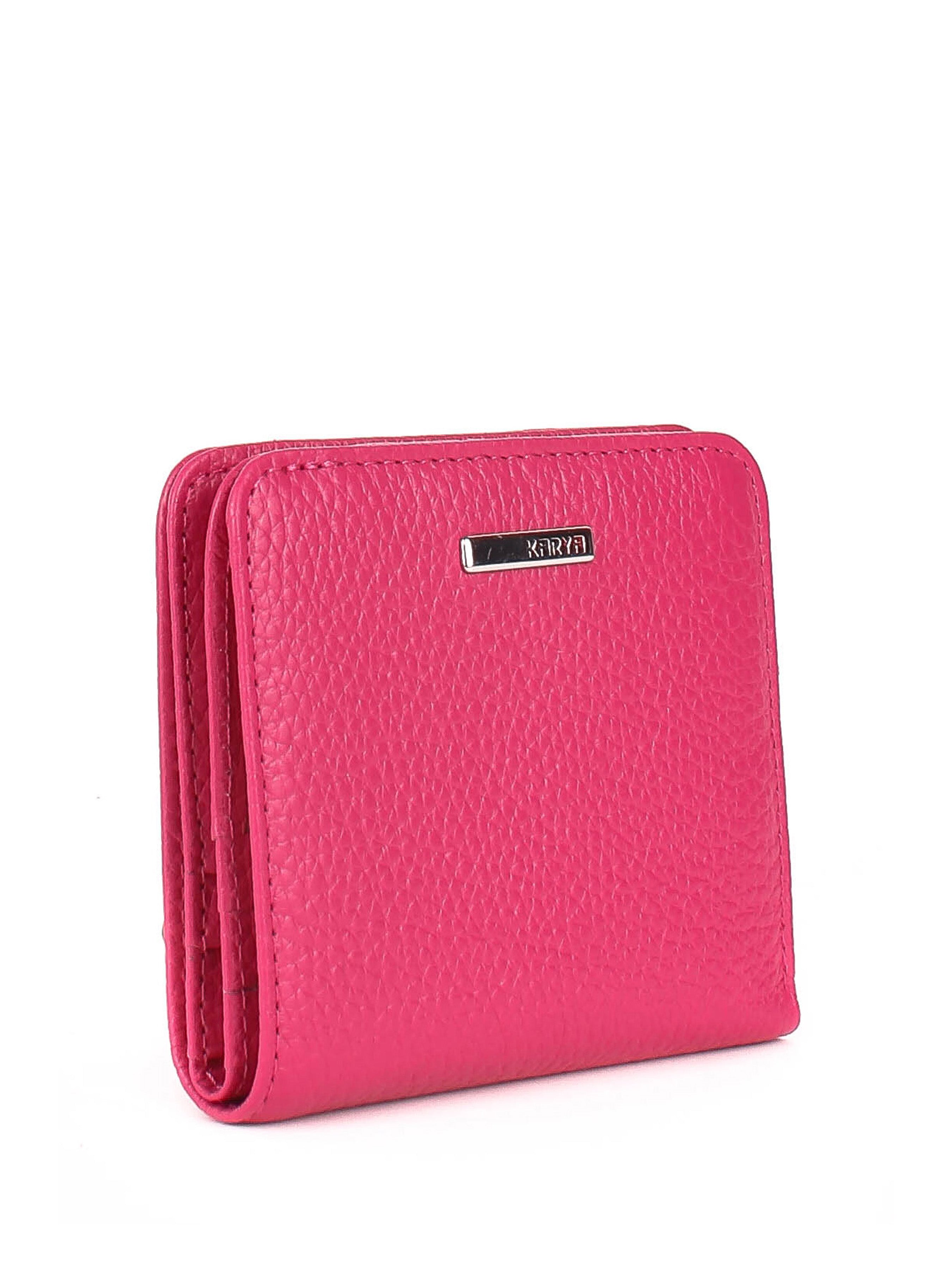 Cartera de piel italiana Rosa 1208-244