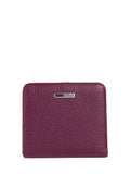 Cartera de piel italiana Morado 1208-242