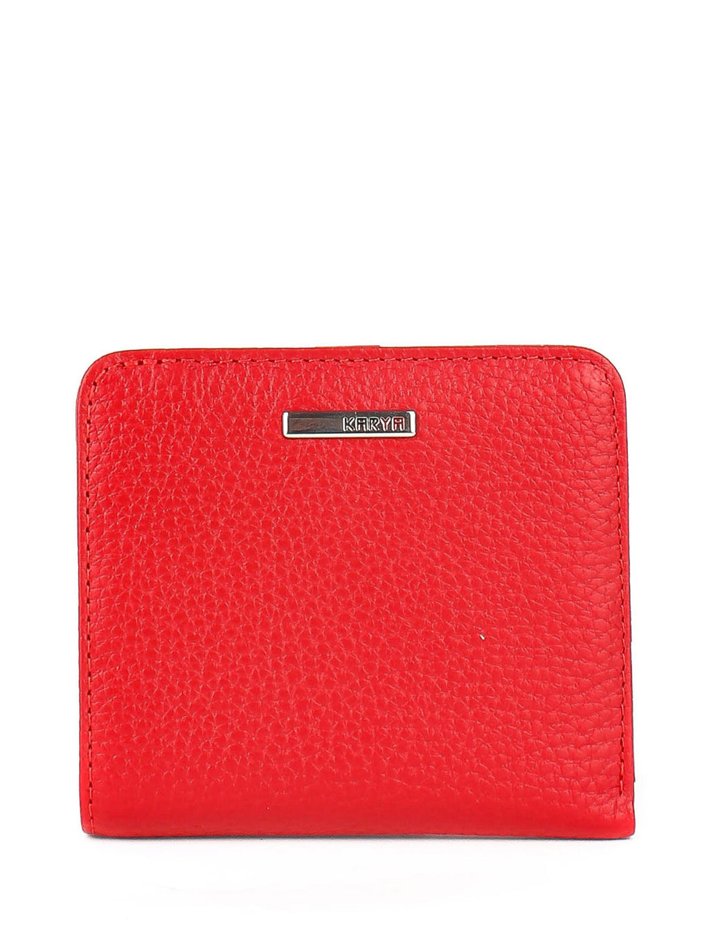 Cartera de piel italiana Rojo 1208-46