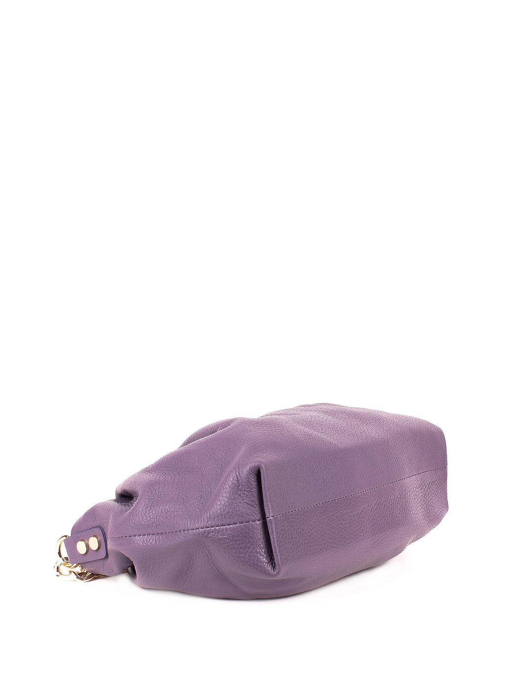 Bandolera de piel italiana Morado 7608-14-32