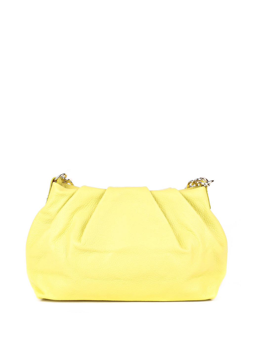 Bandolera de piel italiana Amarillo 7608-15-32