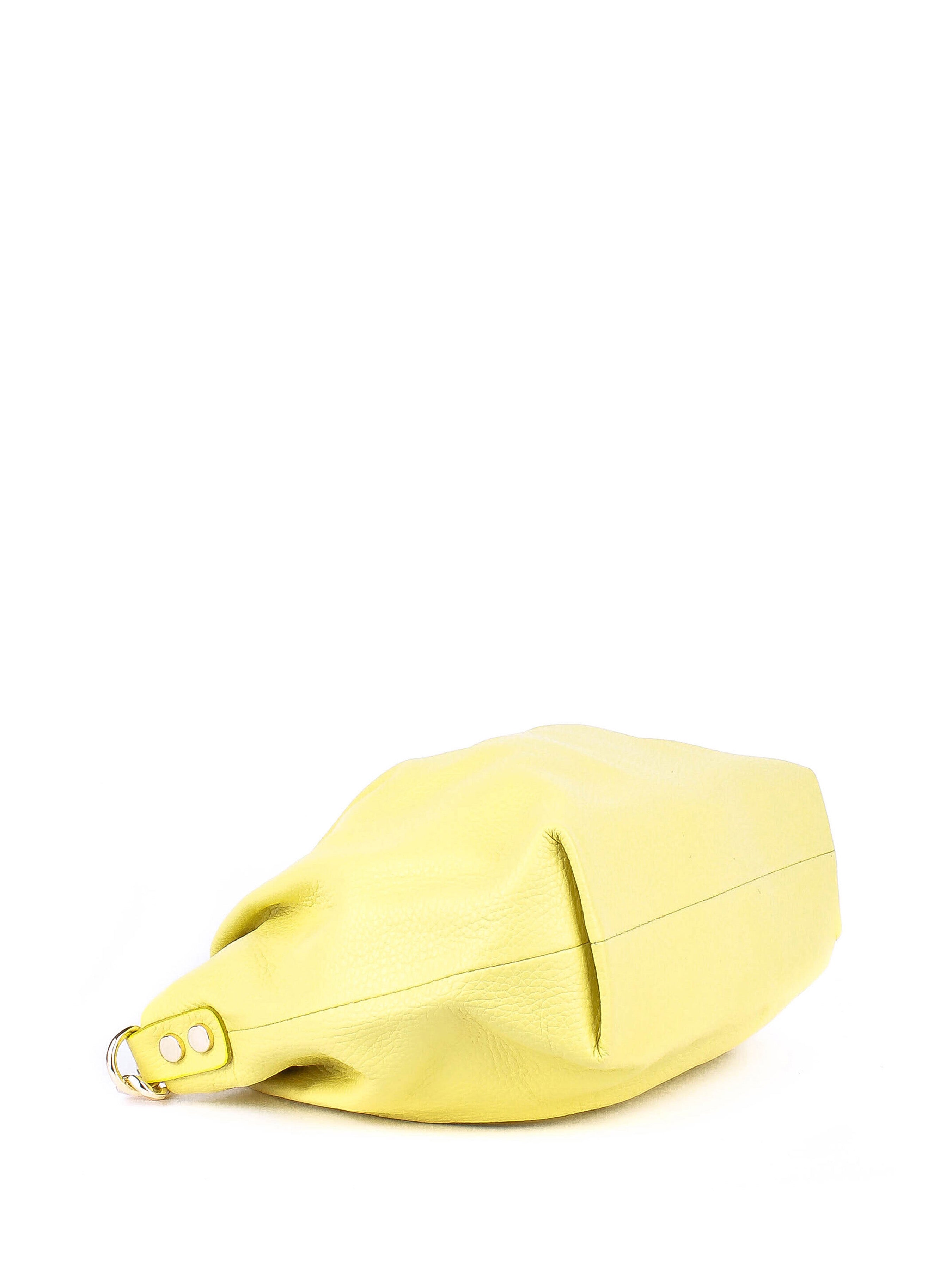 Bandolera de piel italiana Amarillo 7608-15-32