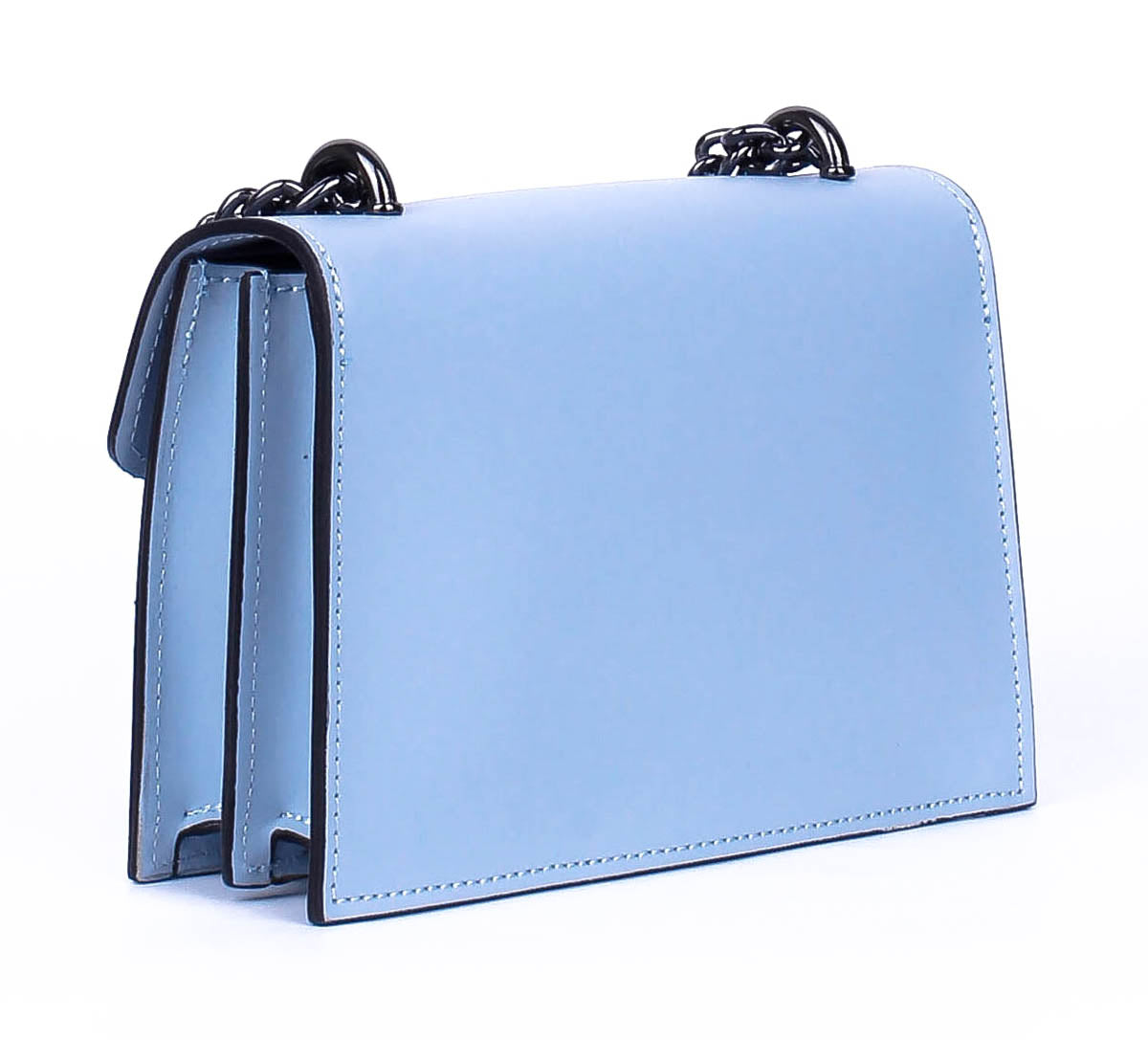 Bandolera de piel italiana Блакитний 3940-17-31