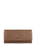 Cartera de piel italiana Gris 1159-51