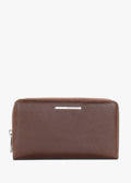 Cartera de piel italiana Rojo 1072-38