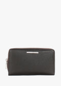 Cartera de piel italiana Marrón 1072-39