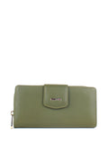Cartera de piel italiana Verde 1119-084