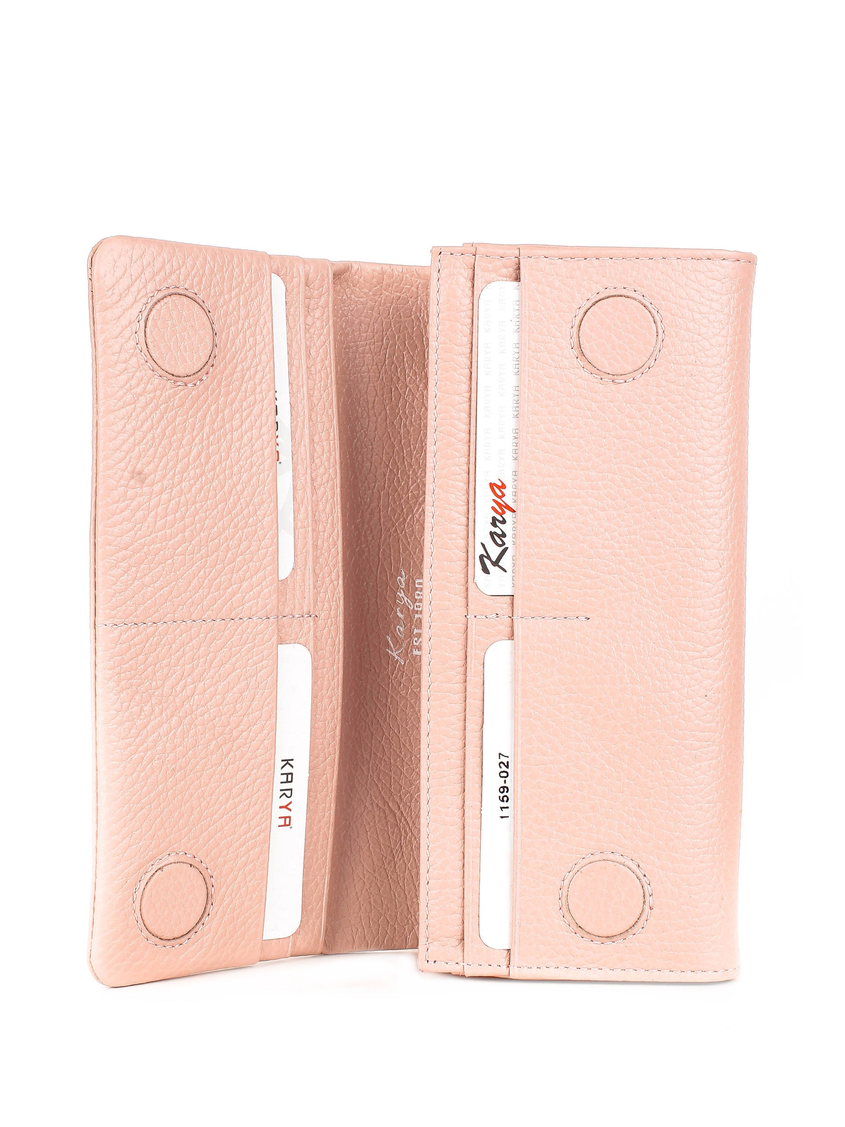 Cartera de piel italiana Polvoriento 1159-027