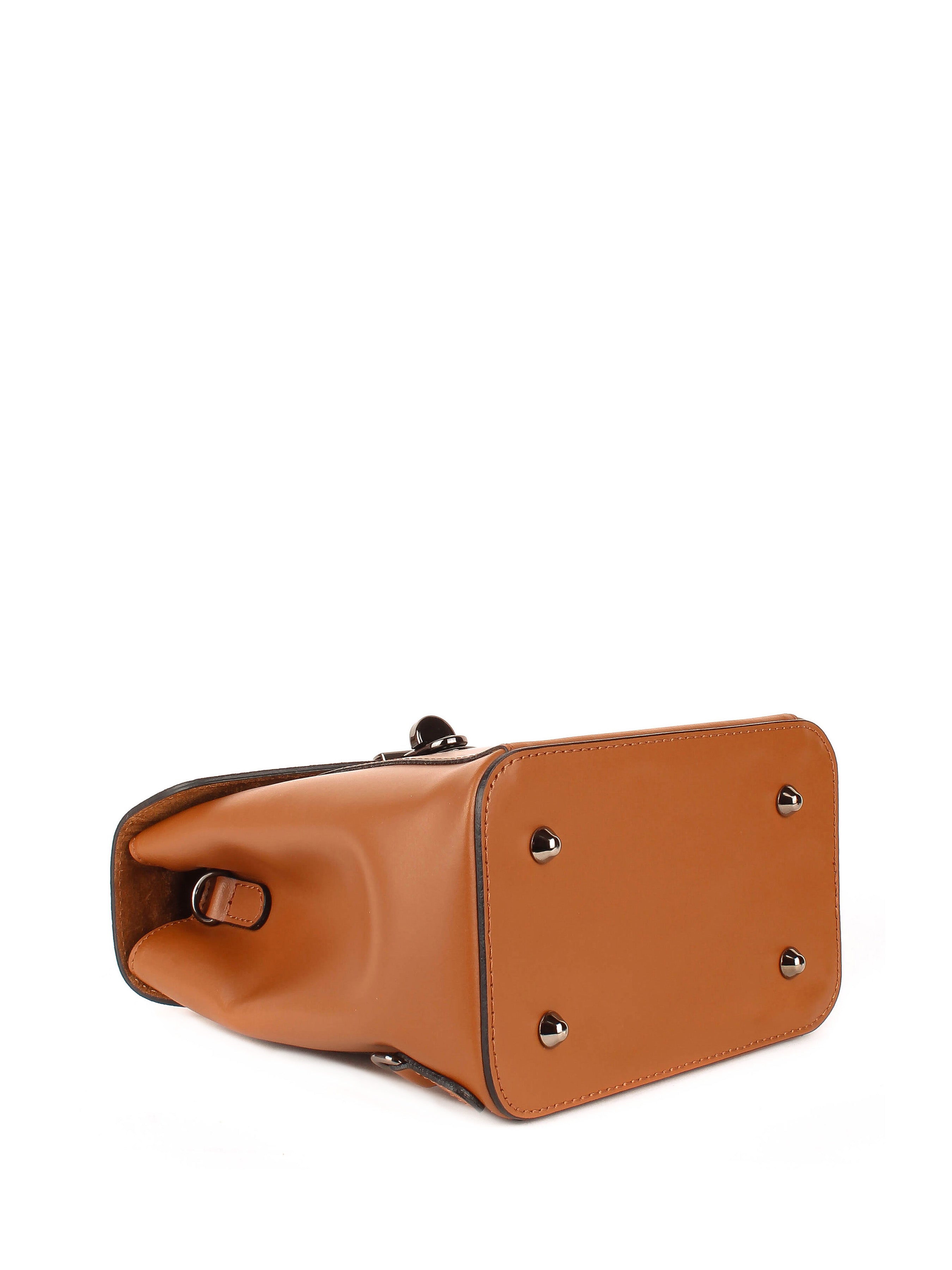 Mochila de piel italiana Rojo 4123-45-39