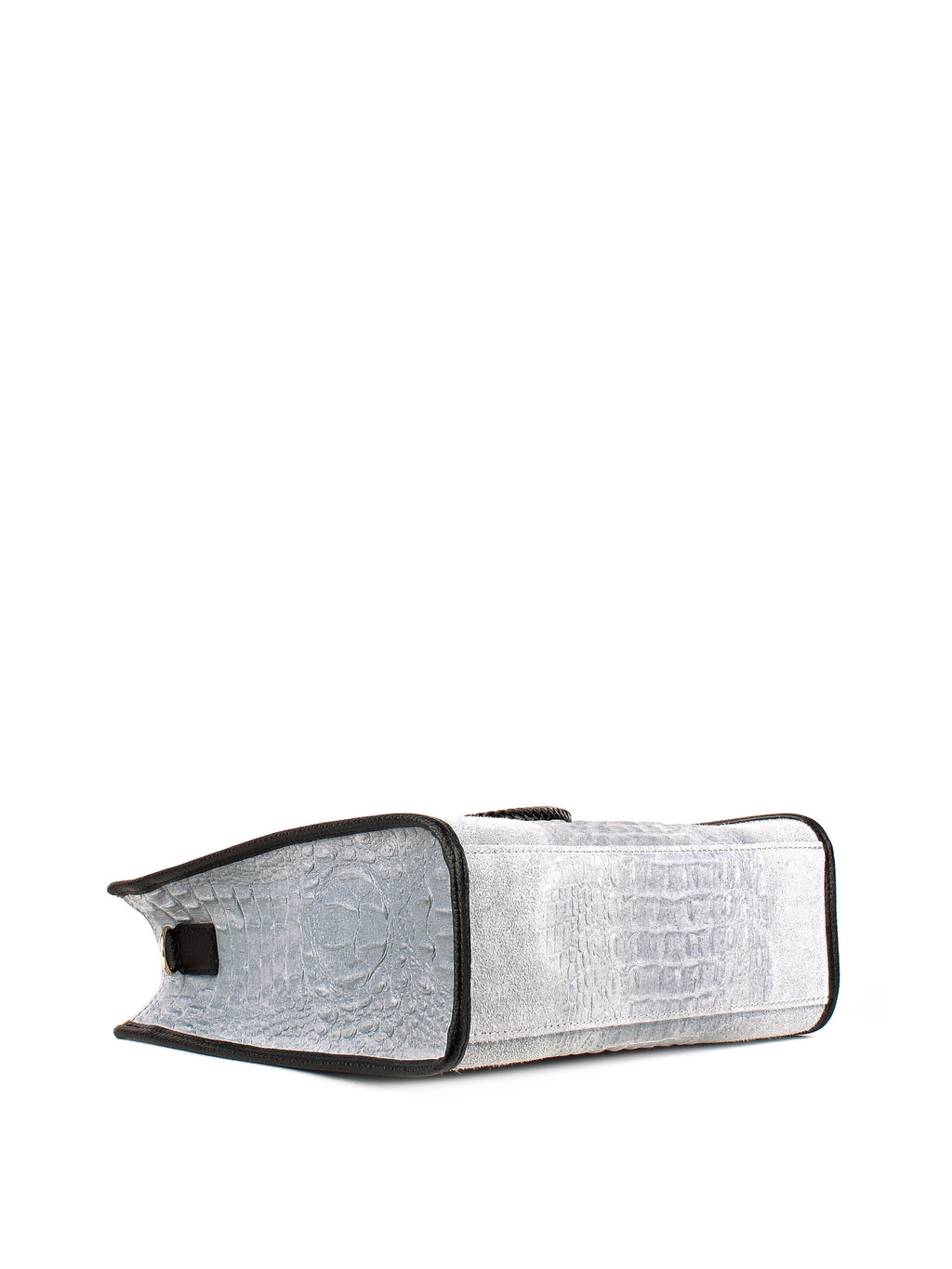 Bolso Tote de piel italiana Блакитний 8560-17-36