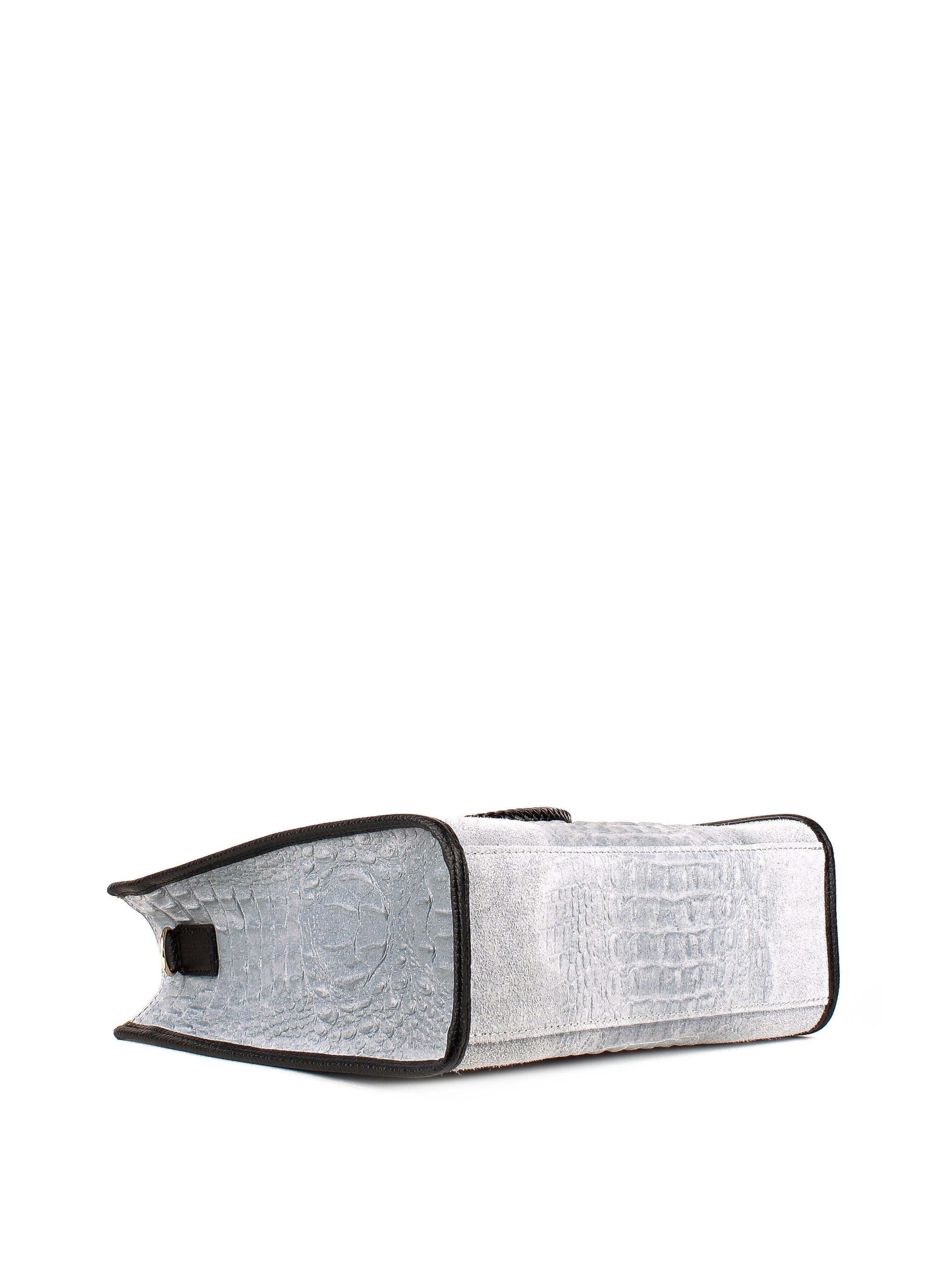 Bolso Tote de piel italiana Блакитний 8560-17-36