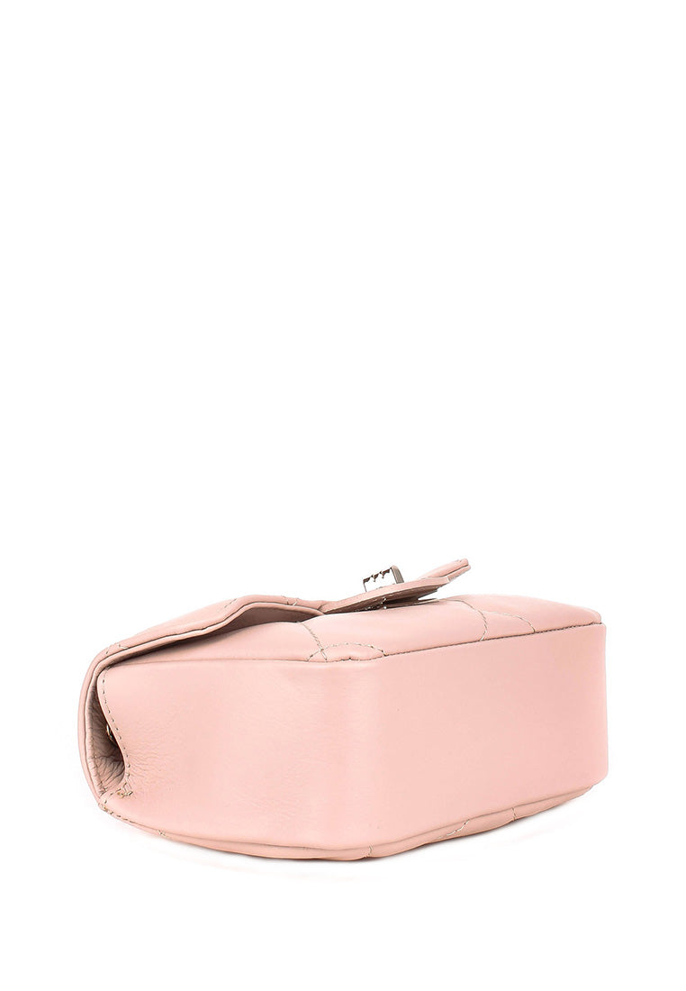 Bandolera de piel italiana Gris 1293-52-37