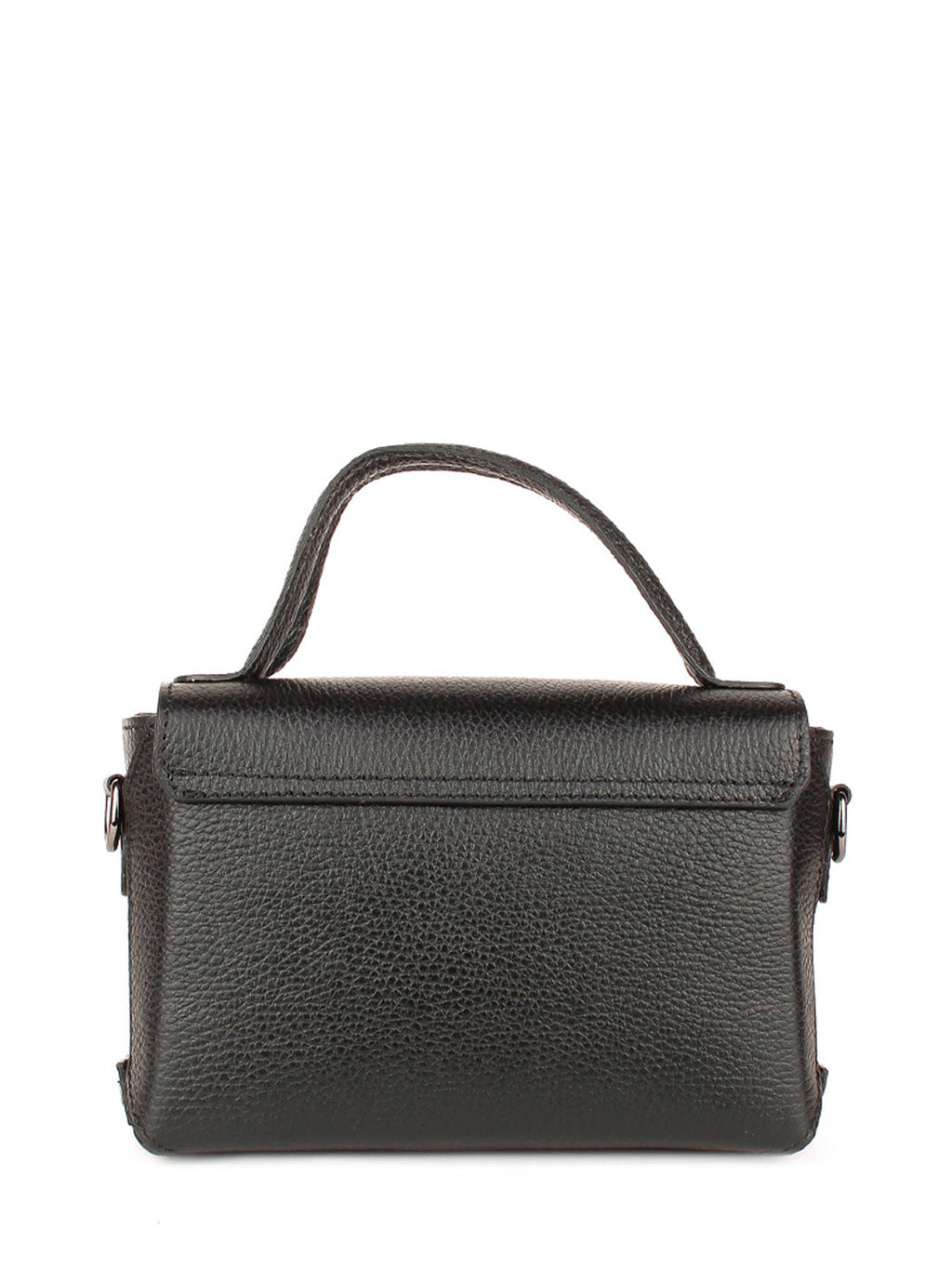 Bolso de mano de piel italiana Negro 4334-05-32