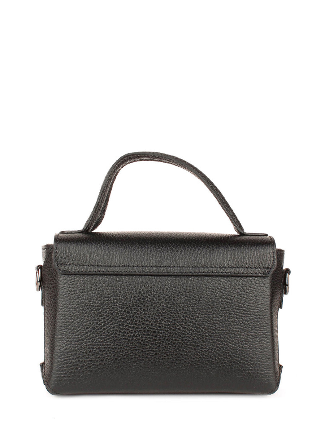 Bolso de mano de piel italiana Negro 4334-05-32