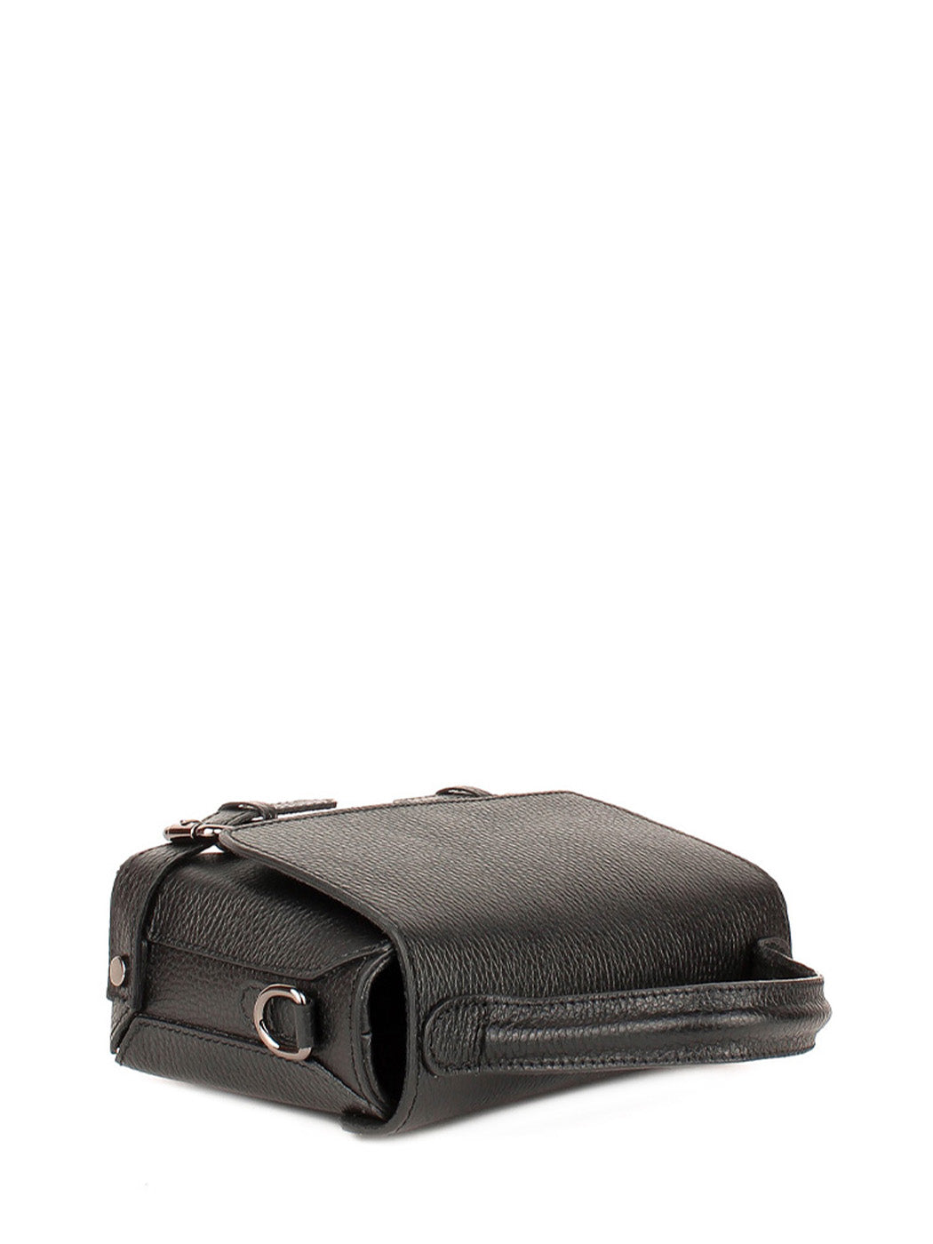 Bolso de mano de piel italiana Negro 4334-05-32