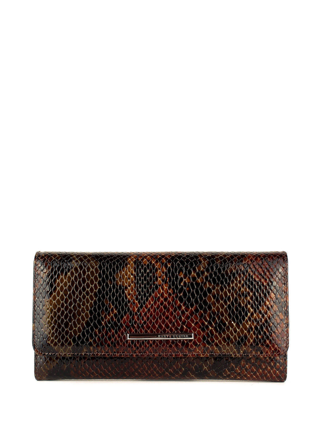 Cartera de piel italiana Verde 1146-540