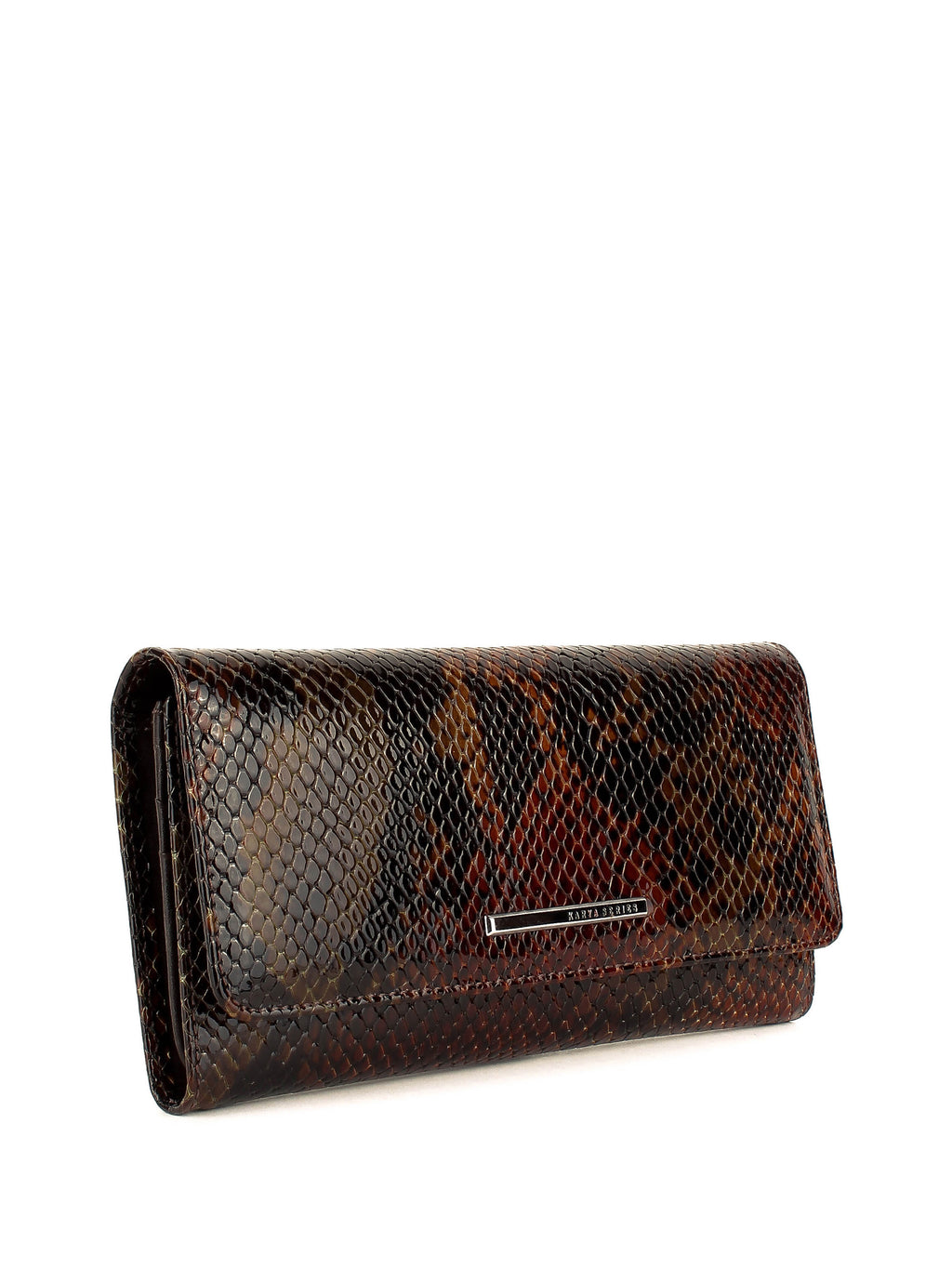 Cartera de piel italiana Verde 1146-540