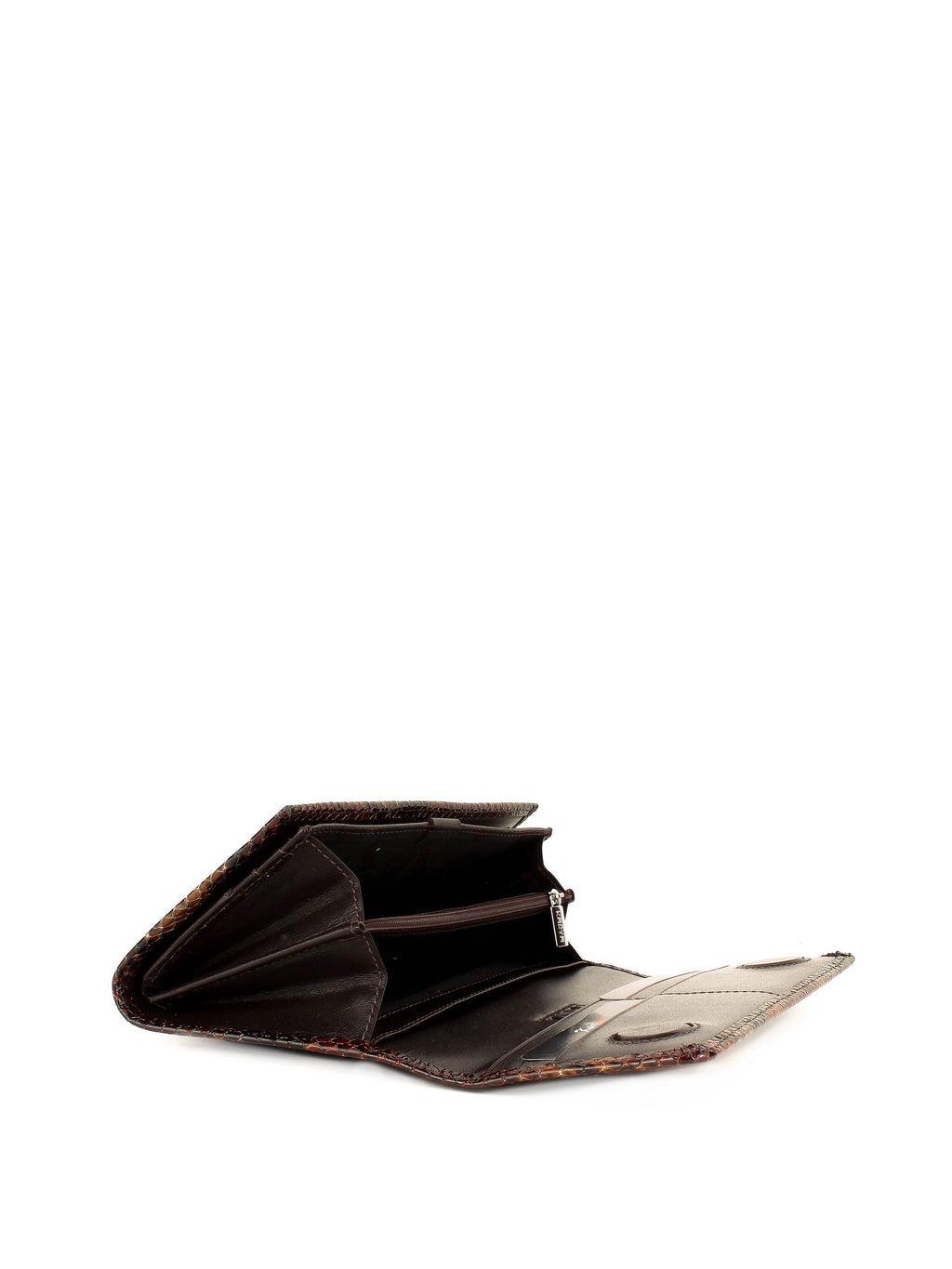 Cartera de piel italiana Verde 1146-540