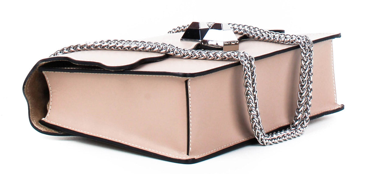 Bandolera de piel italiana Gris 7911-52-31