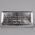 Cartera de piel italiana Plata 1071-067