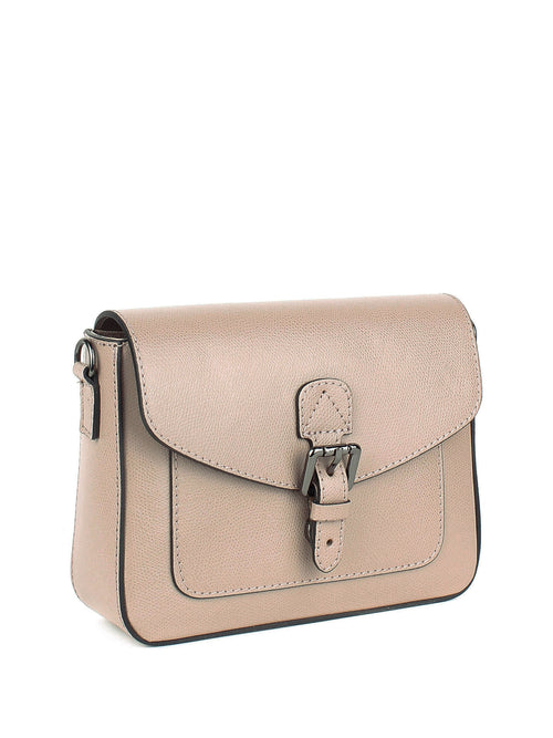 Bandolera de piel italiana Gris 5115-52-33