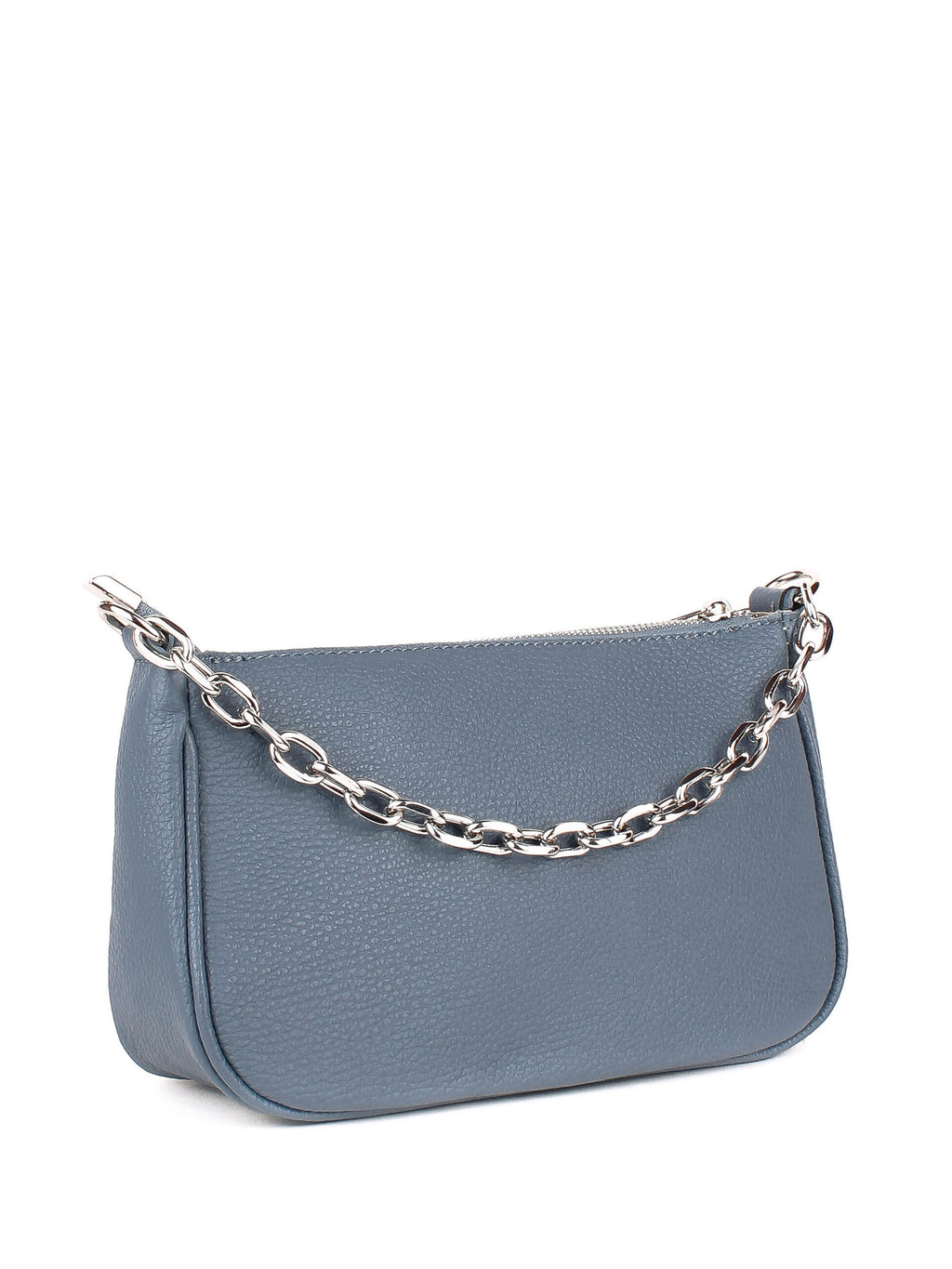 Bandolera de piel italiana Темно блакитний 4277-97-32