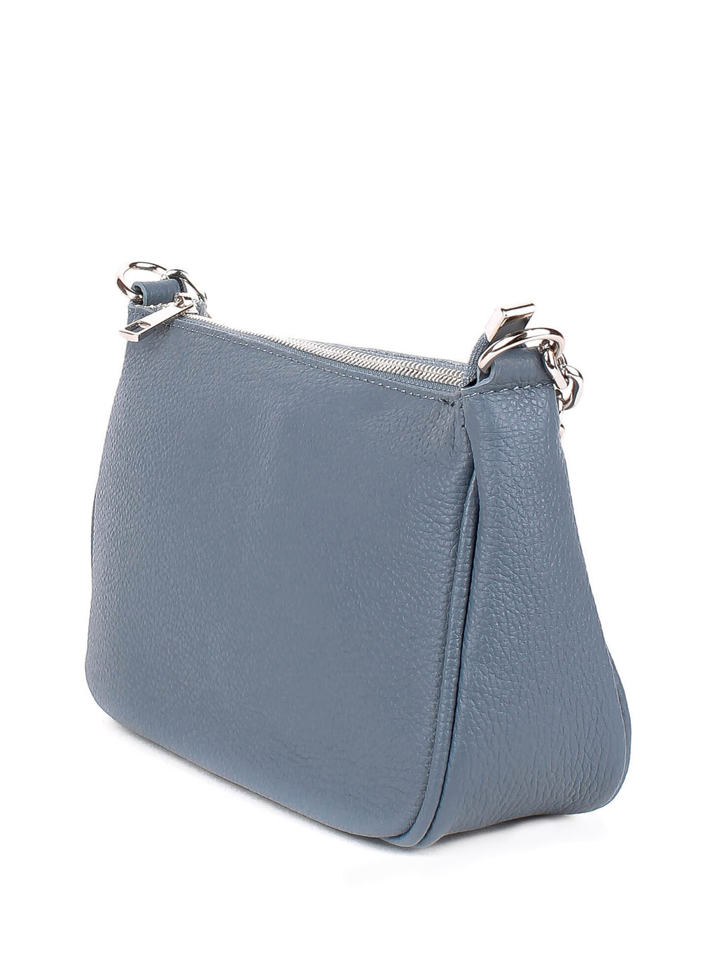 Bandolera de piel italiana Темно блакитний 4277-97-32