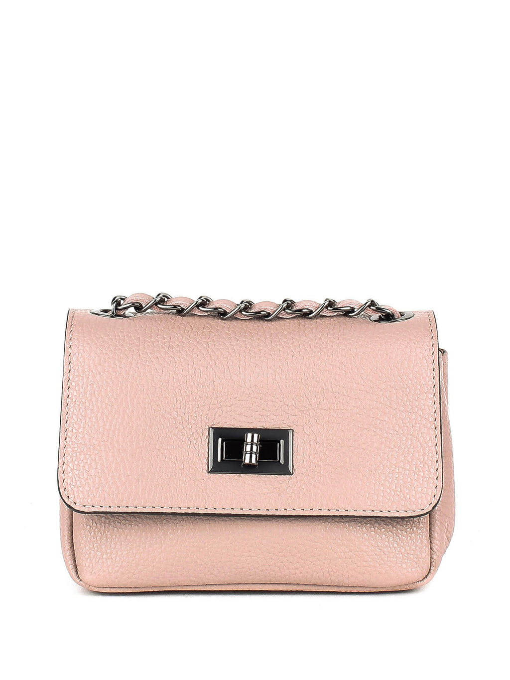 Bandolera de piel italiana Gris 8895-52-32